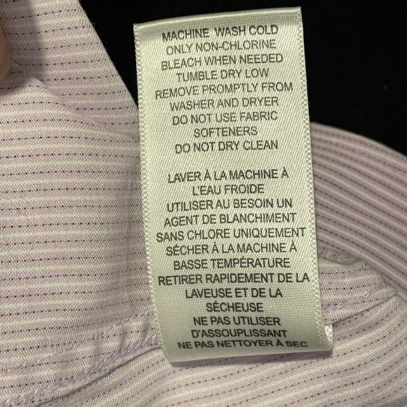 Banana Republic Non Iron Lilac Button Down Shirt - Picture 7 of 12